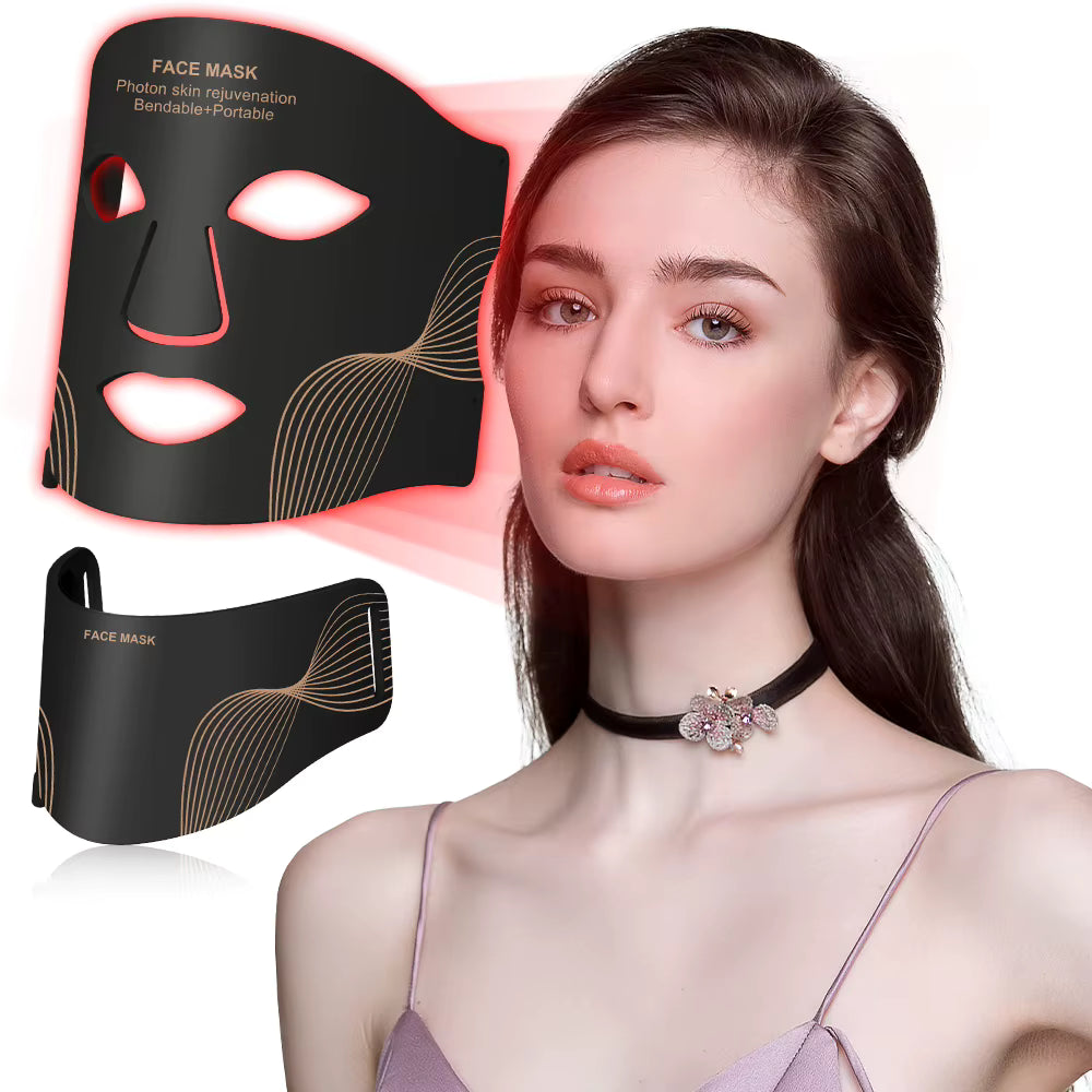 GlowMask – LED Rotlicht Gesichtsmaske