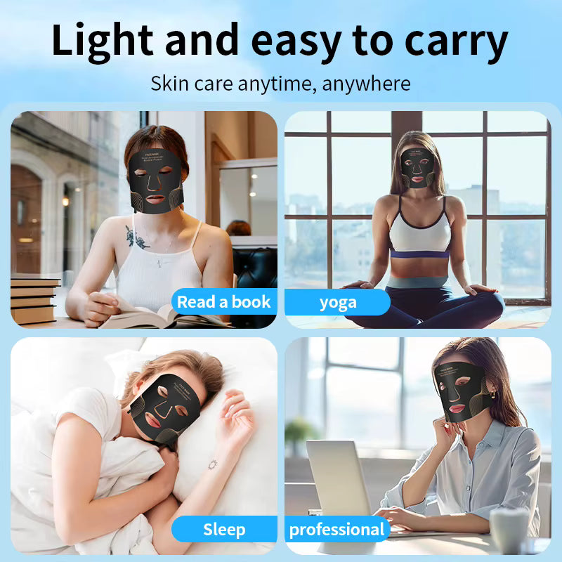GlowMask – LED Rotlicht Gesichtsmaske